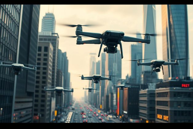 الطائرات بدون طيار في المدن: تطور نقل أم خطر أمني؟