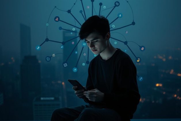 تأثير وسائل التواصل الاجتماعي على الصحة النفسية