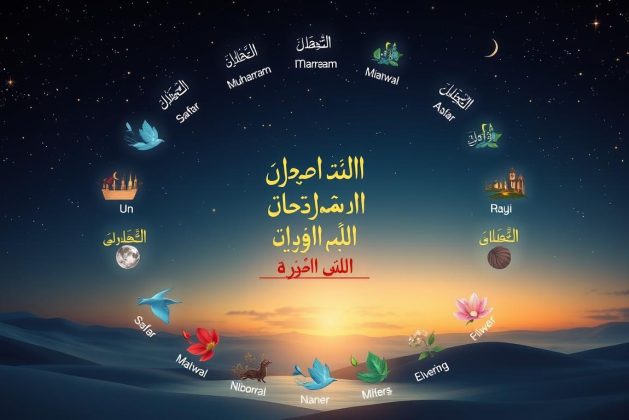ترتيب الأشهر الهجرية وأسماؤها ومعانيها