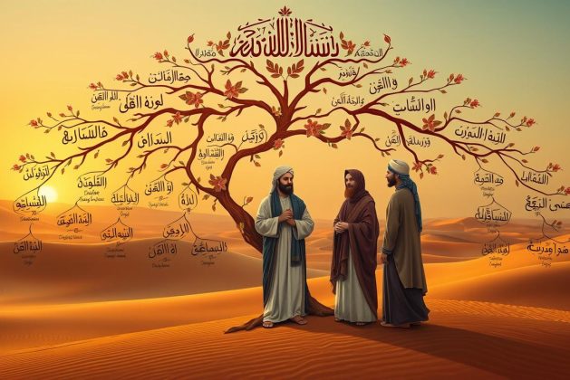 نسب النبي محمد صلى الله عليه وسلم إلى عدنان