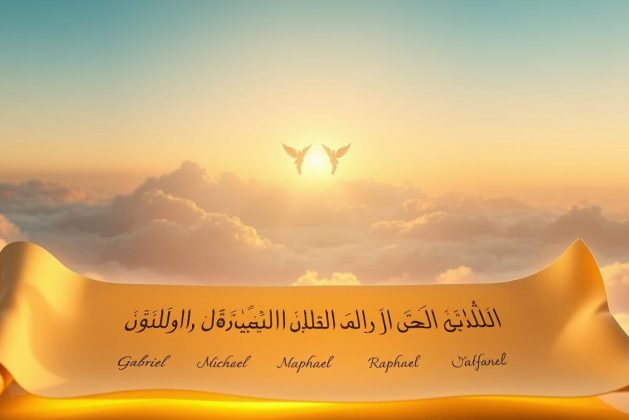 أسماء بعض الملائكة والأعمال الموكلة إليهم