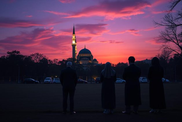 وقت خروج صلاة العشاء في المذاهب الأربعة
